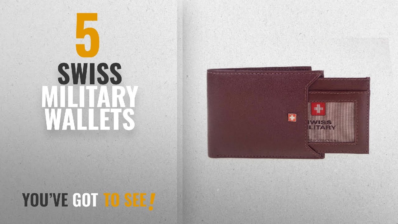 Top 10 Swiss Military Wallets [2018]: Swiss Military Brown Men's Wallet (LW31)