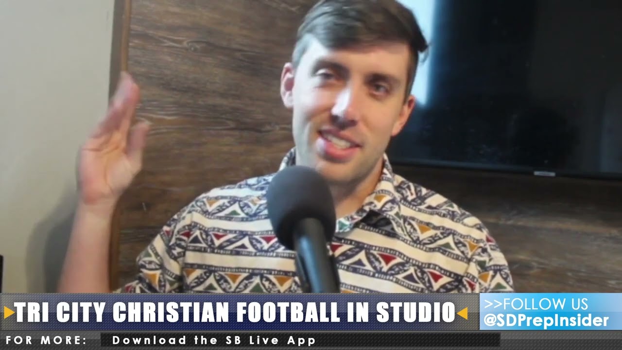 Tri CIty Christian football in studio