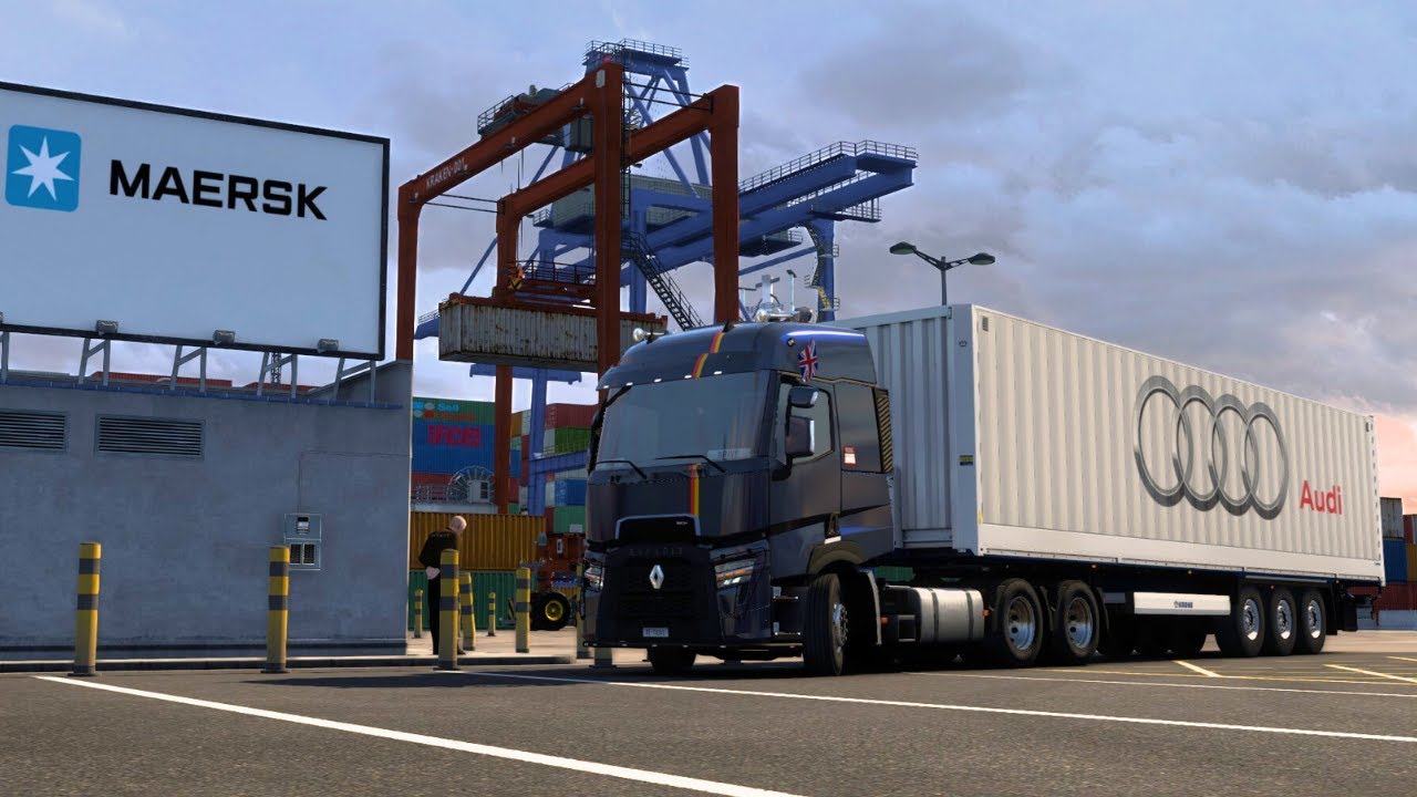 Ep 4 Premium Audi RS Q8 Car Delivered to MAERSK Shipping Depot! 4K Ultra Realistic Graphic RTX4060🔥