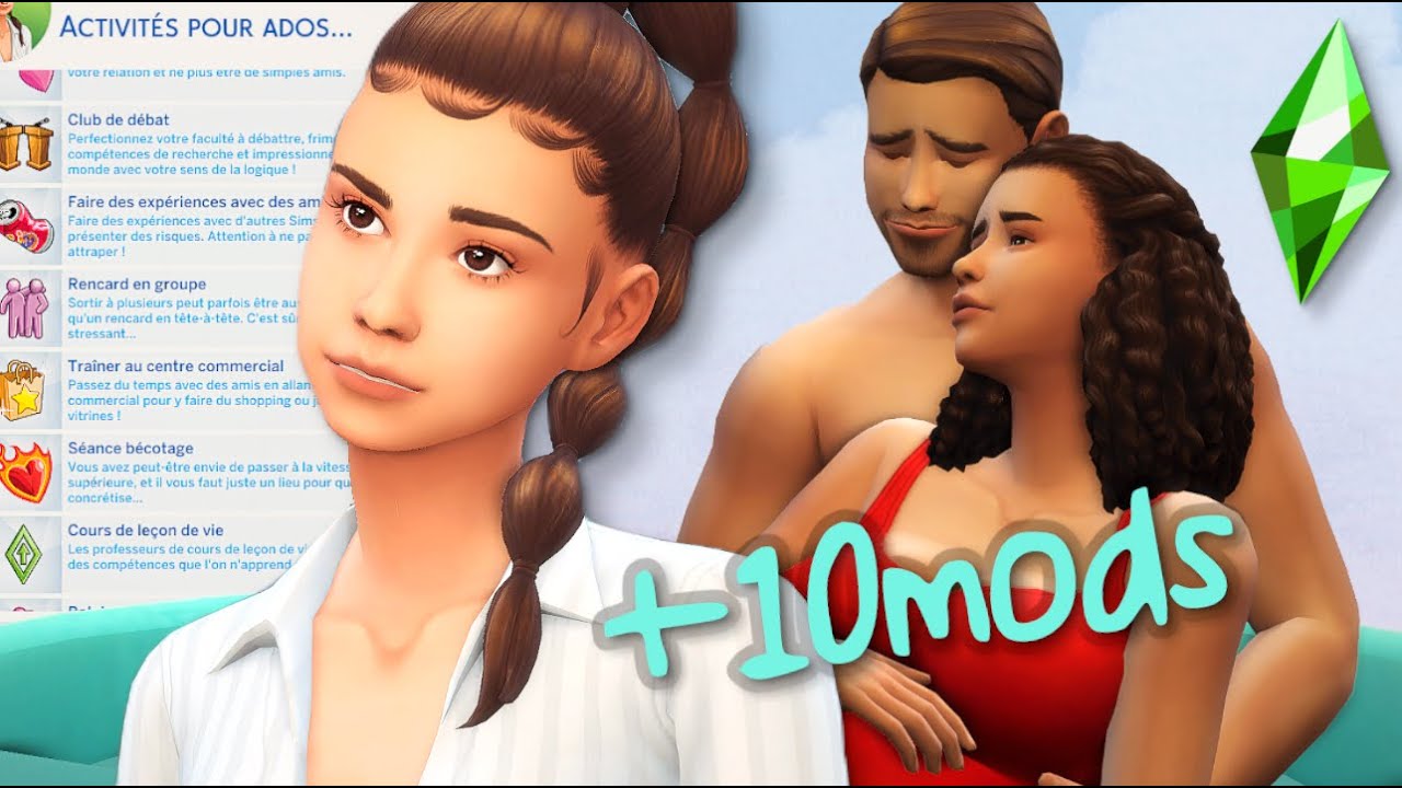 Des mods pour un gameplay réaliste 💚  Sims 4 (2022)