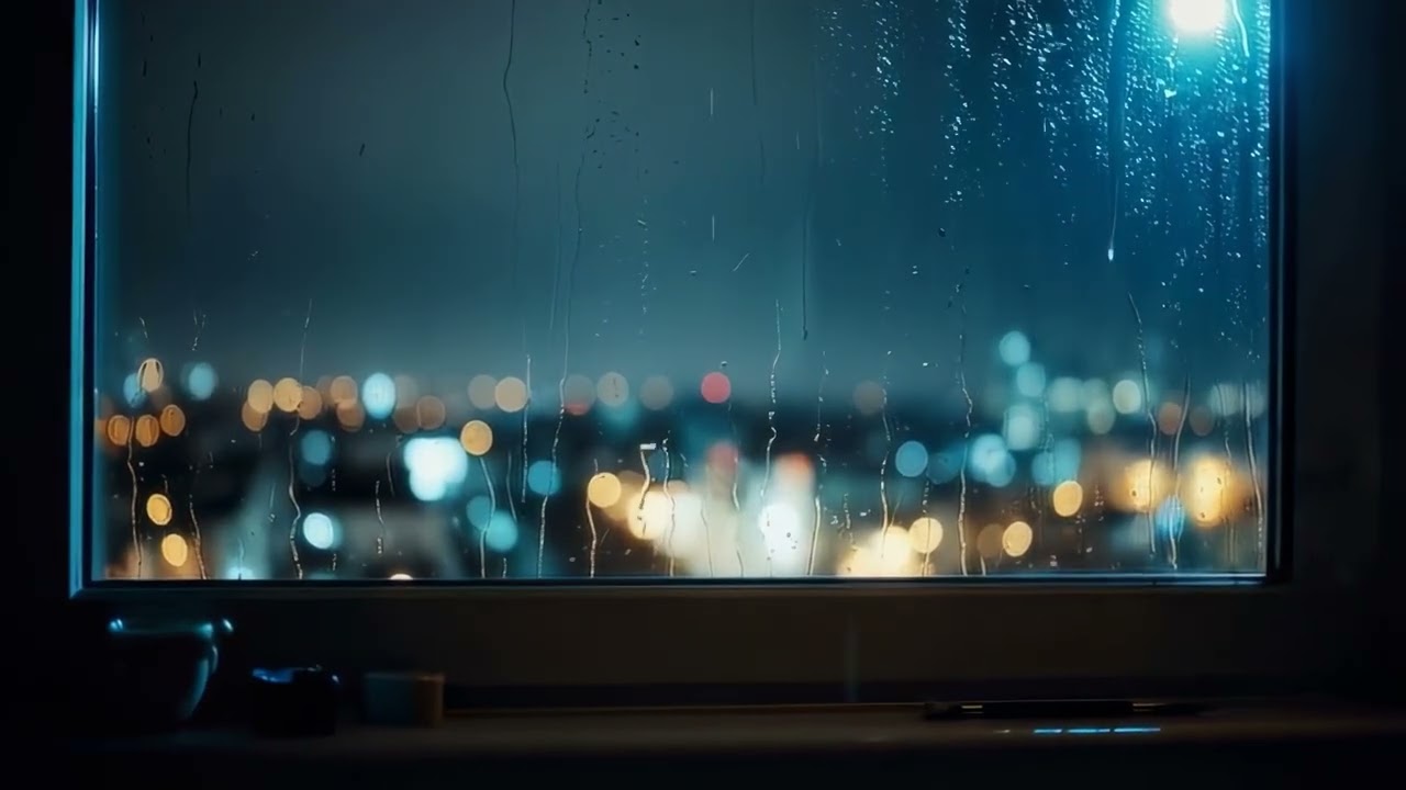 Midnight Window Watch 🌙🌧️ | Lo-Fi Beats for Late Night Thoughts