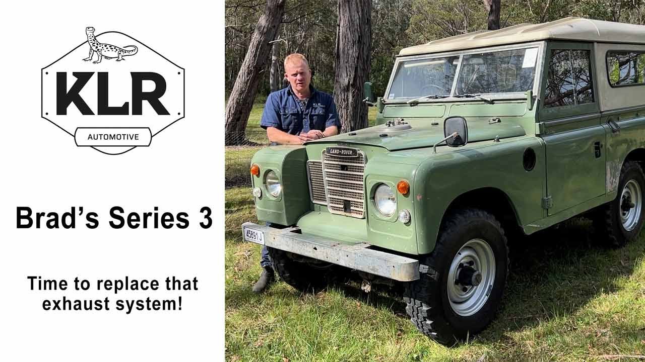 Brad's Series 3 - Fitting A New Exhaust System.