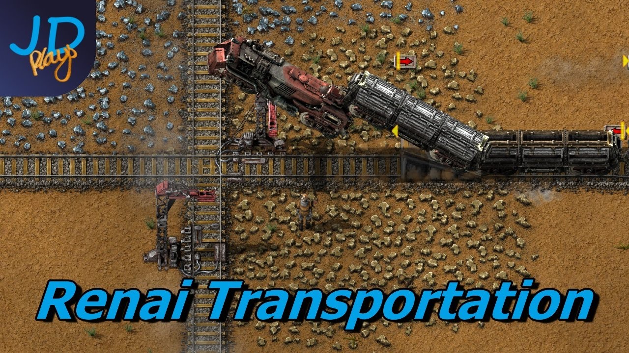 Factorio Mod Highlight - Renai Transportation ⚙️ Train 'Bridges / Tunnels'