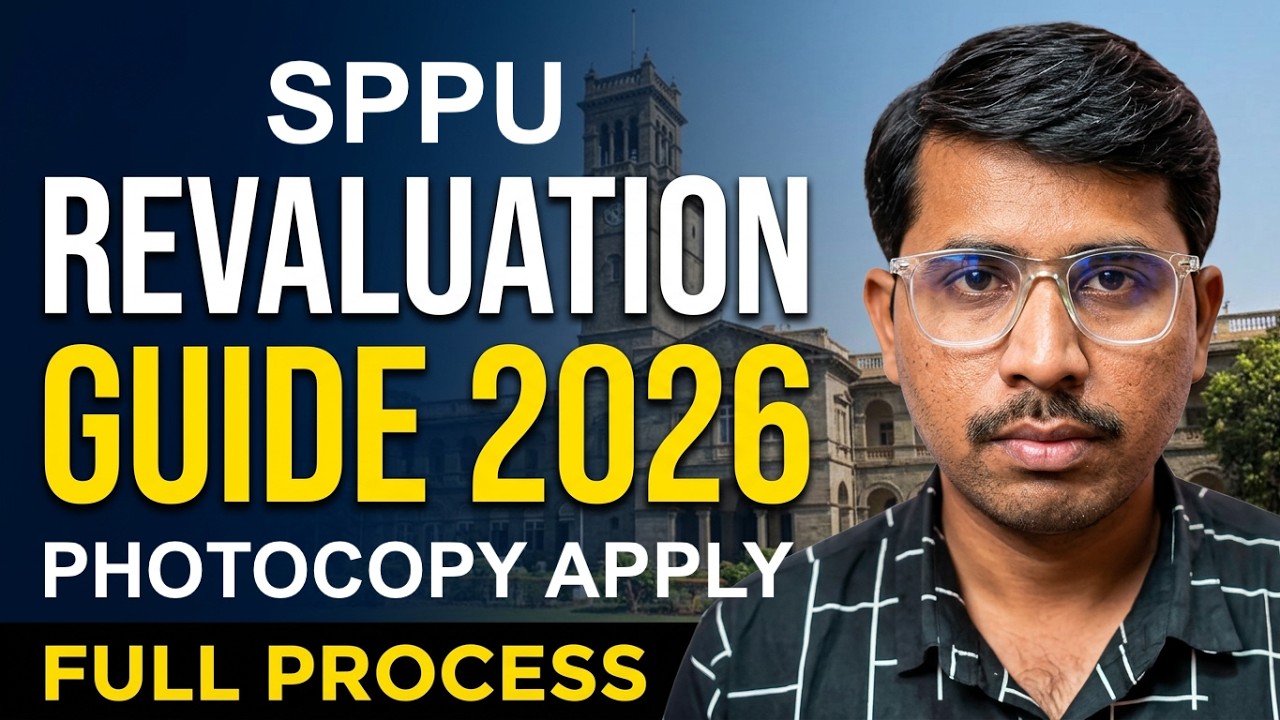 SPPU: Paper Photocopy & Revaluation Process 2026 | Photocopy Apply Process! | University of Pune