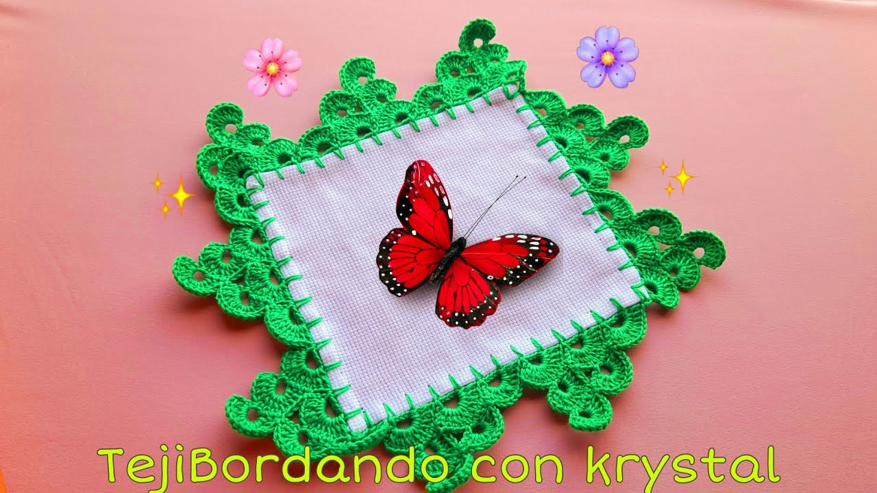 Puntilla #16 una sola vuelta es muy muy sencilla y fácil 🌷🌻🌹