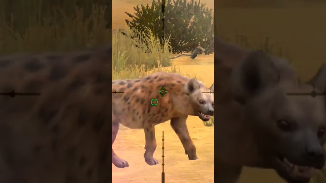 Hunting, Spotted hyena  #gaming #viral #animals