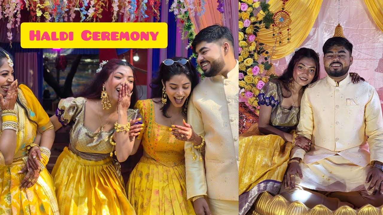 Haldi Ceremony vlog 💛🐣| jayasree panda |🌻
