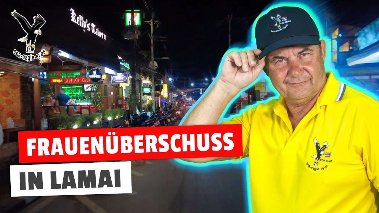 Frauenüberschuss im Nachtleben von Lamai auf Koh Samui Thailand