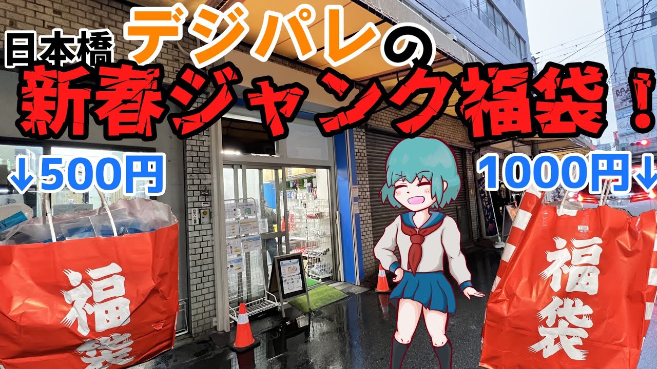 【新春ジャンク福袋】2023年デジパレジャンク福袋が神袋だった!!!