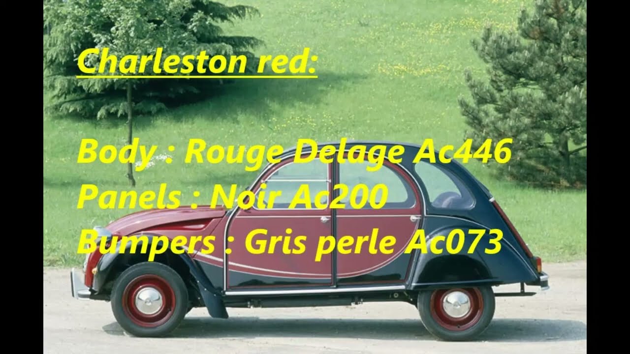 Citroën: 2CV6 CHARLESTON. All details to Identify the real one! red grey yellow #classiccars