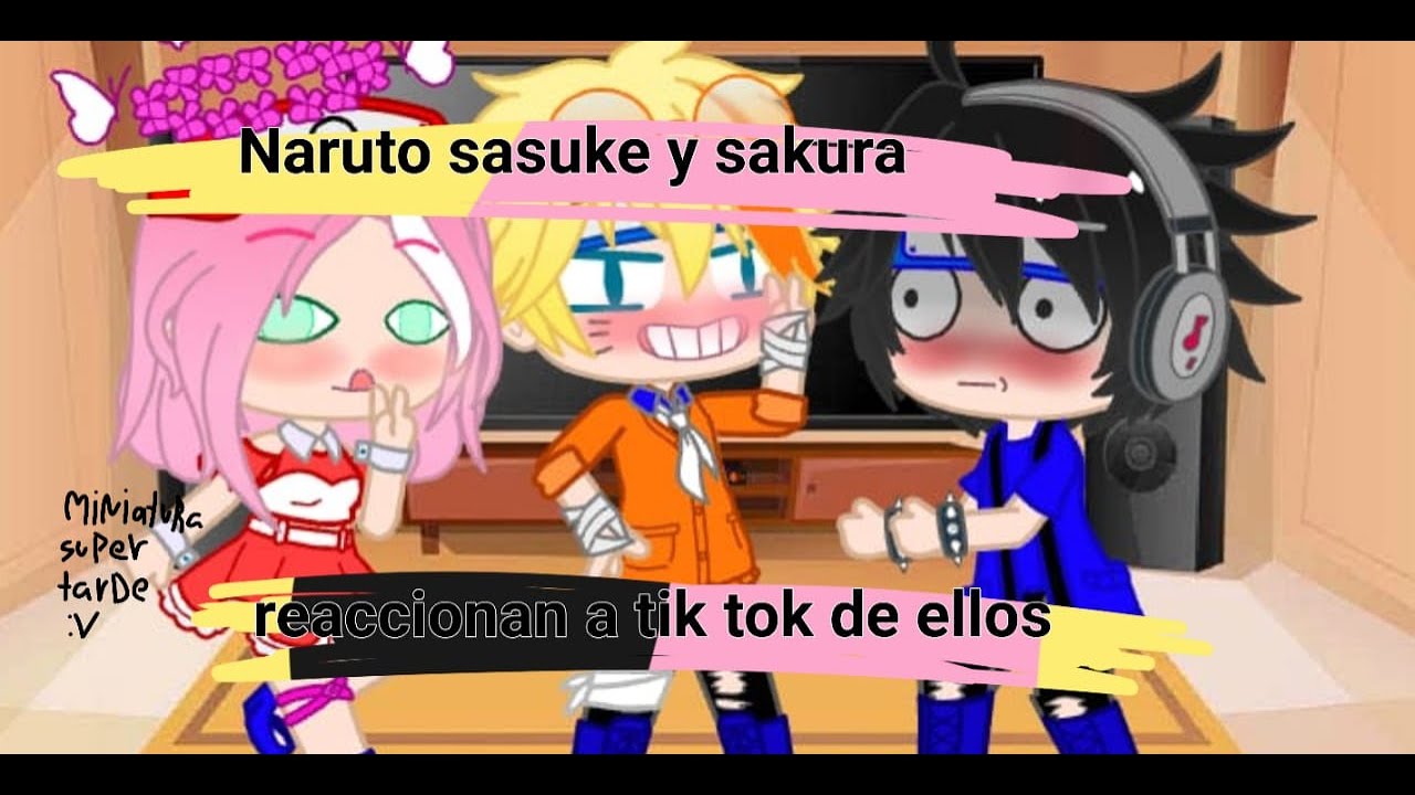 Naruto reacciona a tik toks de su futuro( sasunaru)