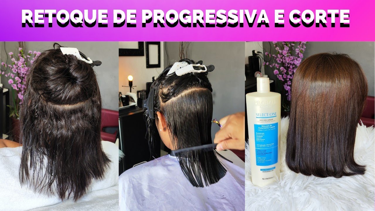 LISO 100% PASSO A PASSO COMPLETA USANDO A MELHOR PROGRESSIVA DA PROHALL| CORREÇÃO DE CORTE 