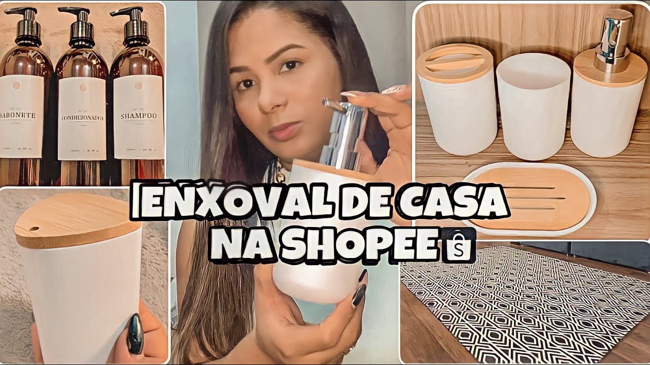 COMPRAS DA SHOPEE | Enxoval de casa e decoração
