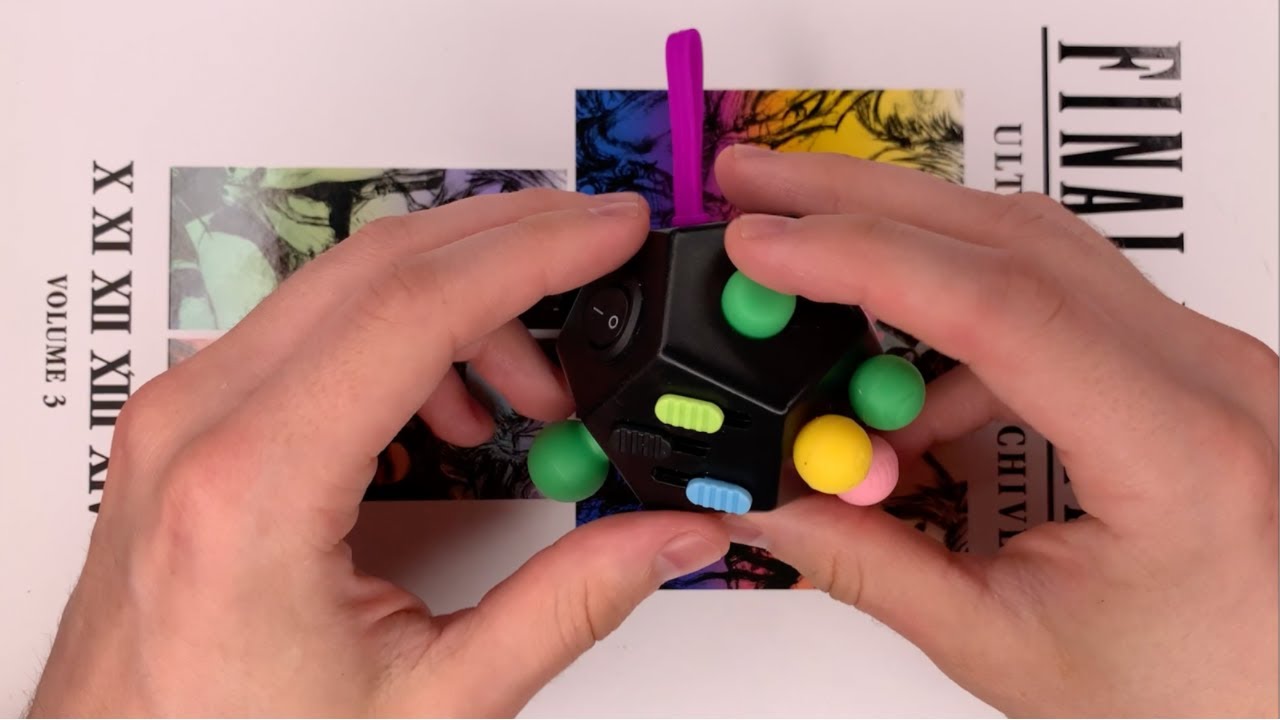 ASMR Playing with My Fidget Cube 😴 Male Soft-Spoken Ramble