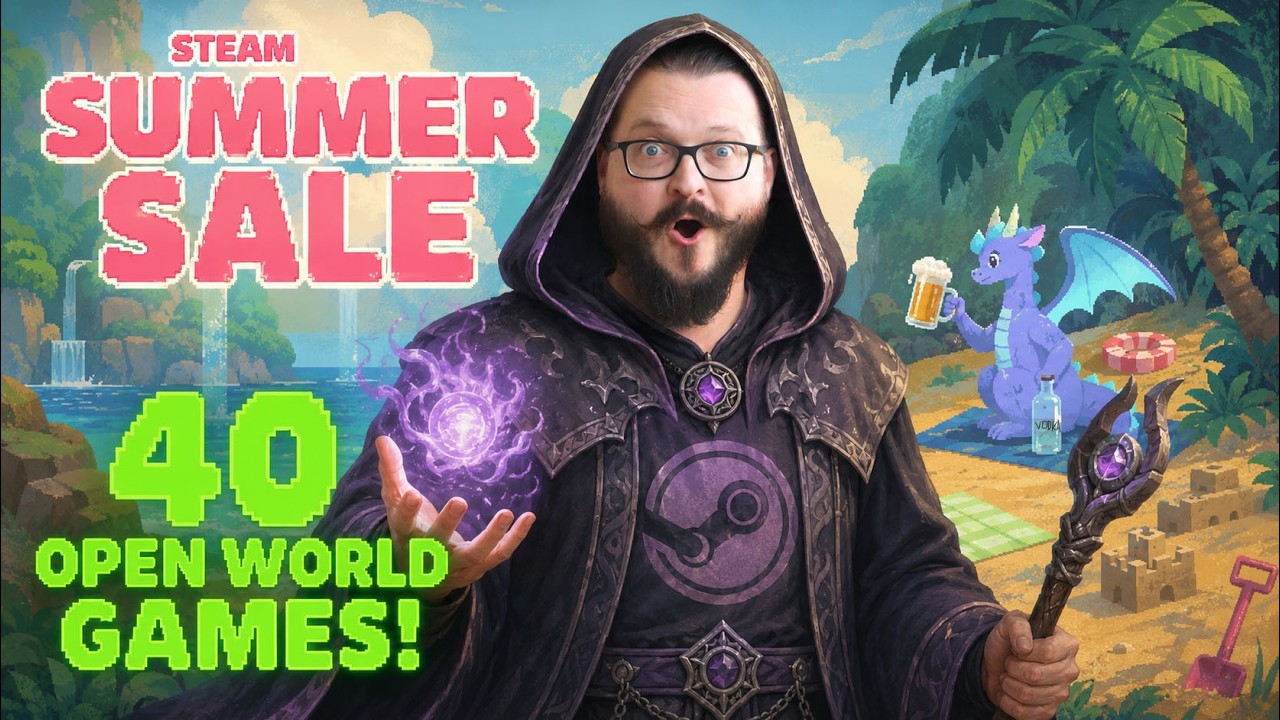 40 Awesome OPEN WORLD GAMES! 🕹️ STEAM SUMMER SALE 2026!