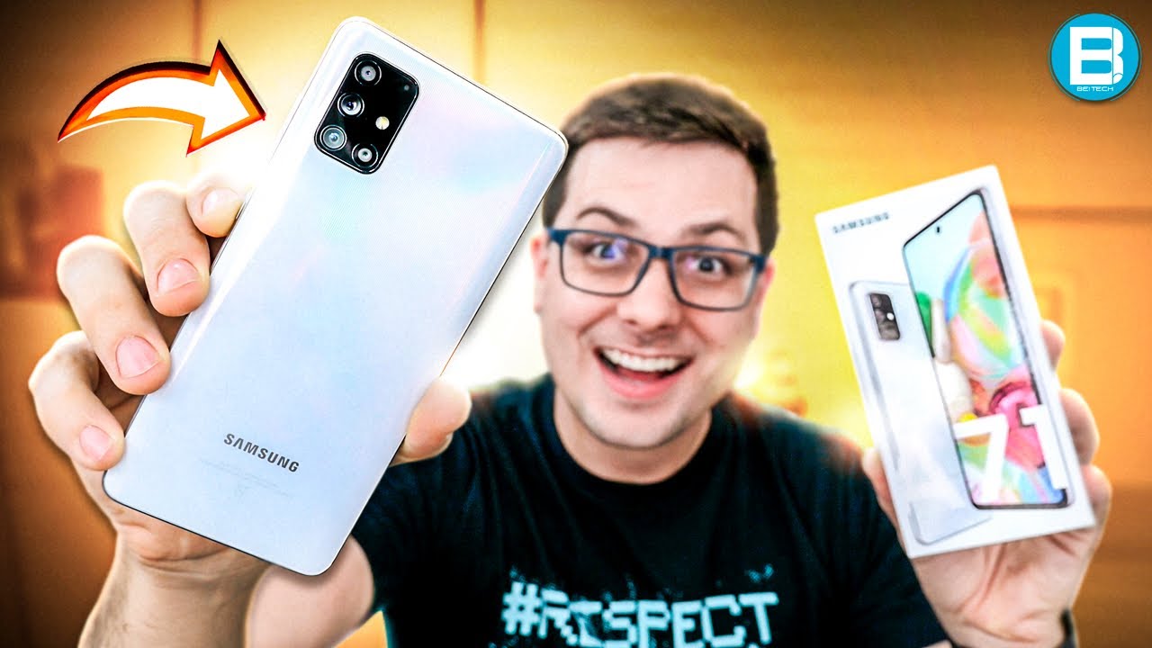 GALAXY A71! Um dos MAIS COMPLETOS e DESEJADOS da SAMSUNG! É BOM MESMO!? UNBOXING!
