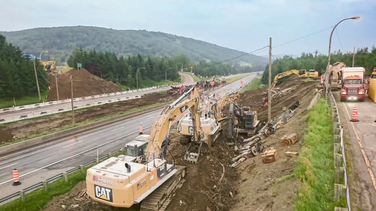 Transformation à Piedmont : Démolition et Reconstruction d’un Ouvrage d’Art - Eurovia Québec