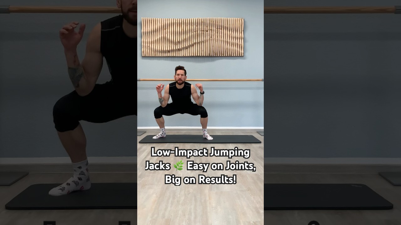 Low-Impact Jumping Jacks 🌿 Easy on Joints, Big on Results!