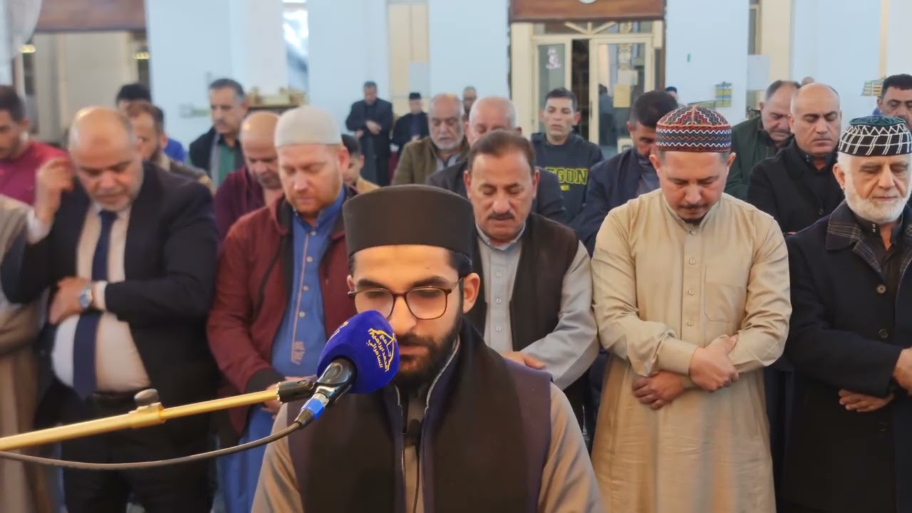 صلاة العشاء من جامع السيد محمد ابراهيم السامرائي بإمامة الشيخ محمد علاء الزويني