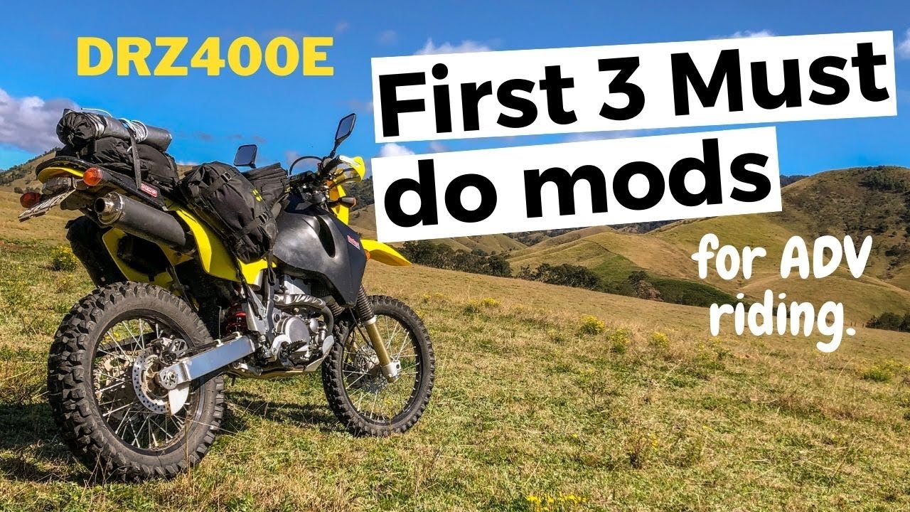 ПЕРВЫЕ 3 ОБЯЗАТЕЛЬНЫХ МОДИФИКАЦИИ ДЛЯ DRZ400E (СПЕЦИАЛЬНО ДЛЯ ПРИКЛЮЧЕНЧЕСКИХ ПОЕЗДОК)
