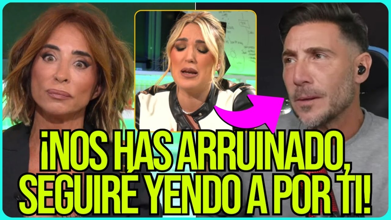 💥¡SE HA LIADO! MARÍA PATIÑO DESQUICIADA CON ANTONIO DAVID Y ROCÍO FLORES TRAS QUEDARSE SIN TRABAJO