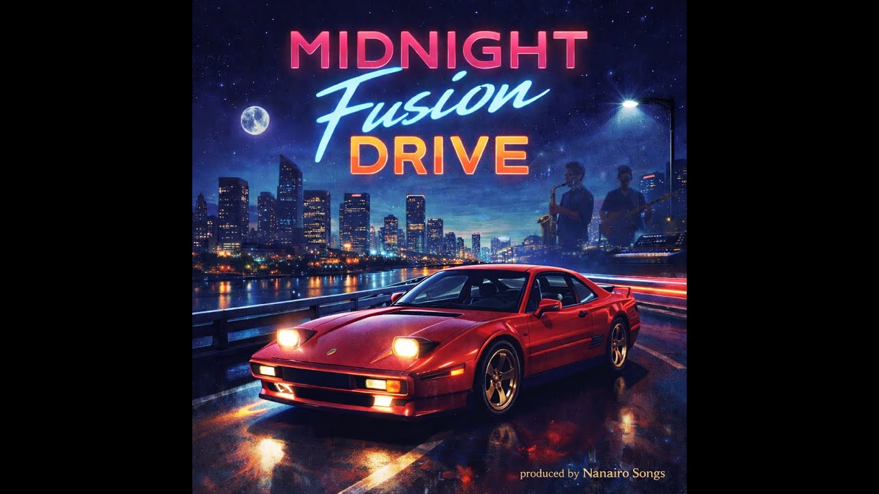 【作業用BGM・ドライブBGM】Midnight Fusion Drive 🚗 Relaxing Night Drive Music Smooth Jazz