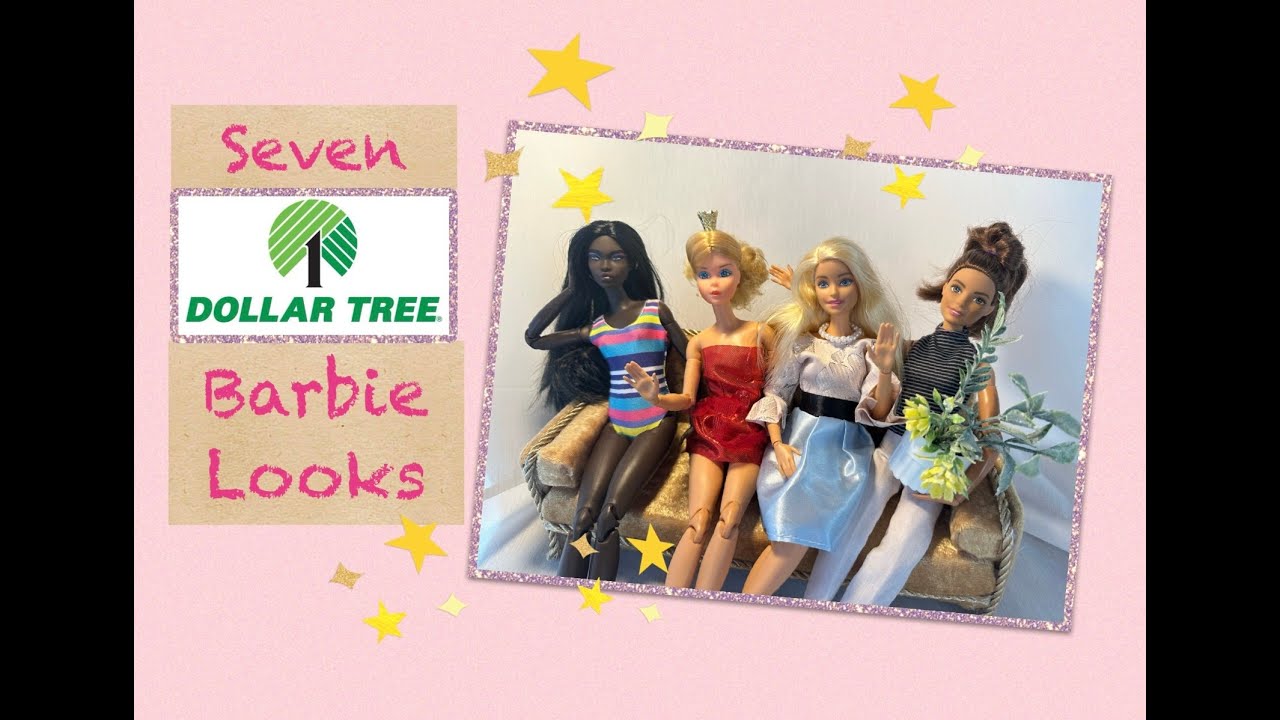 Dollar Store Barbie Looks