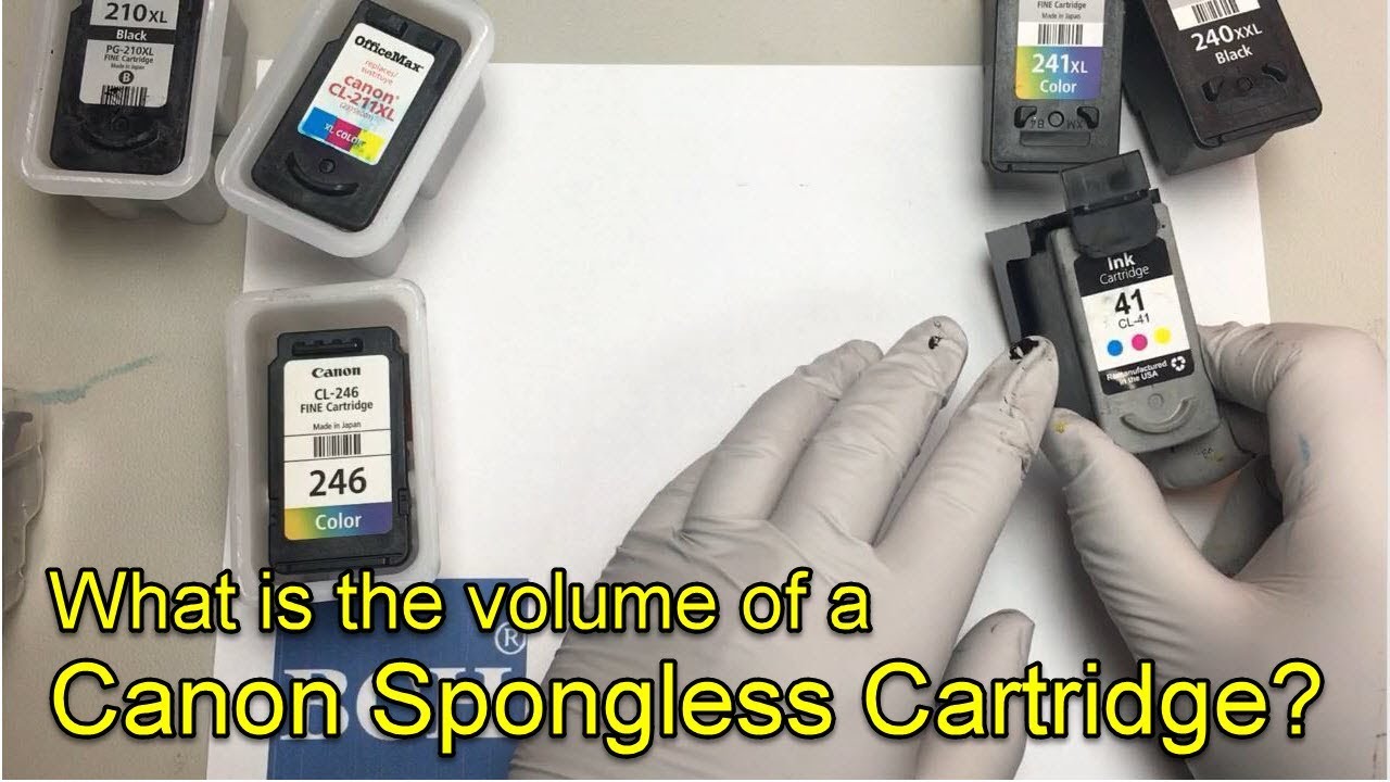 Canon Spongless Refillable Cartridge?  How much ink can we add?