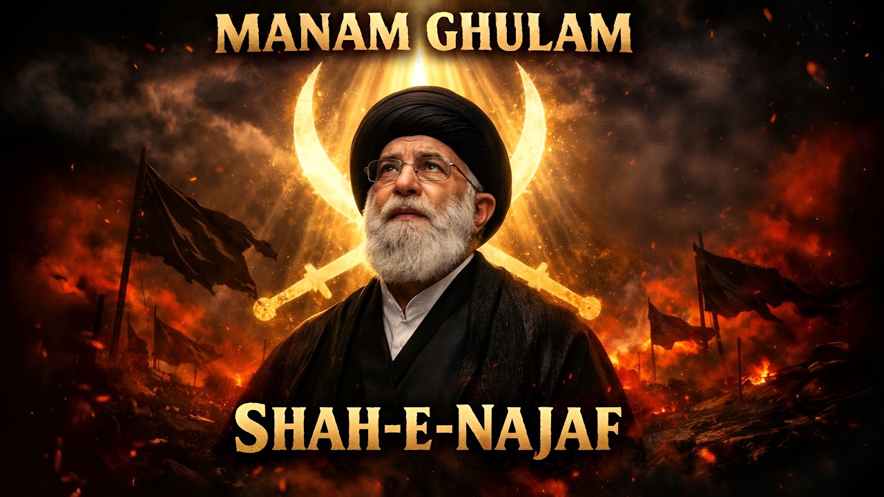 Manam Ghulam e Hazrat Shah e Najaf | منم غلام حضرت شاہ نجف | Emotional Edit of Shaheed Ali Khamenei