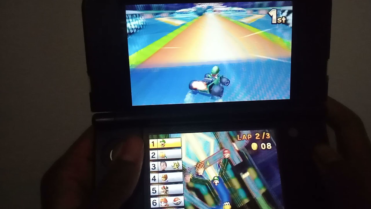 Mario Kart 7 DS Waluigi Pinball Luigi