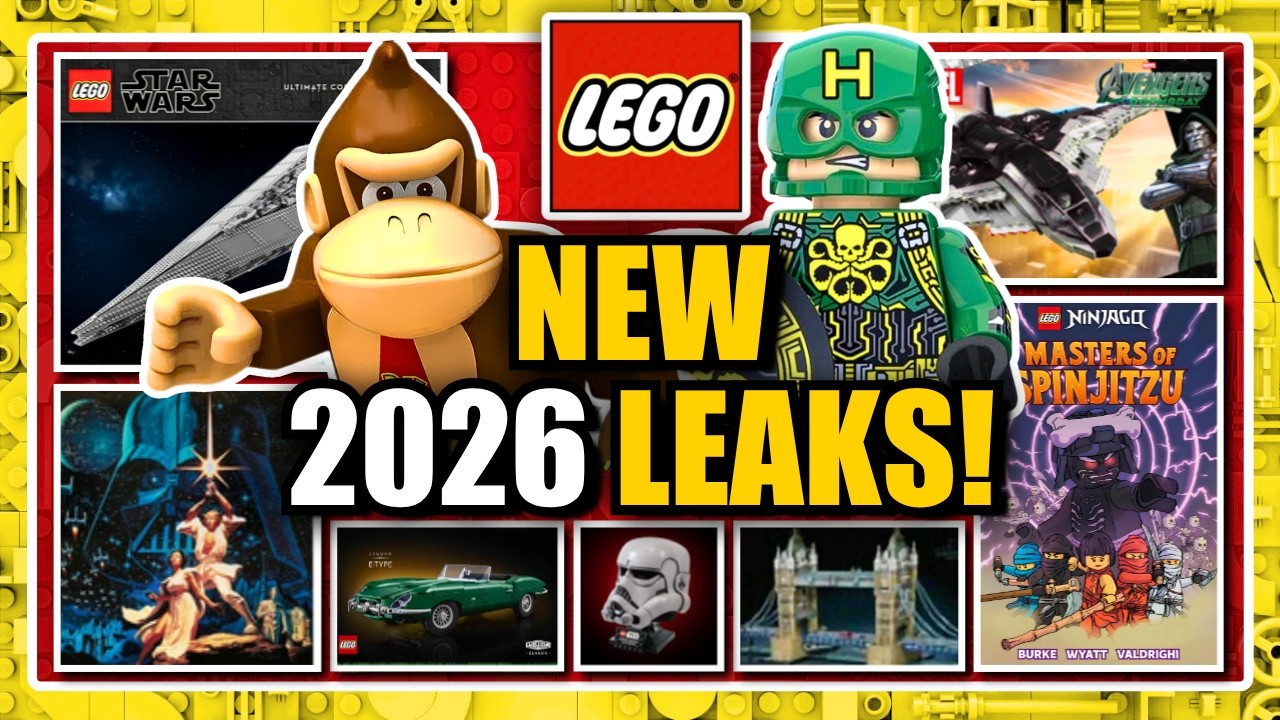 НОВЫЕ УТЕЧКИ LEGO! Star Wars, MARVEL, Icons И МНОГОЕ ДРУГОЕ!