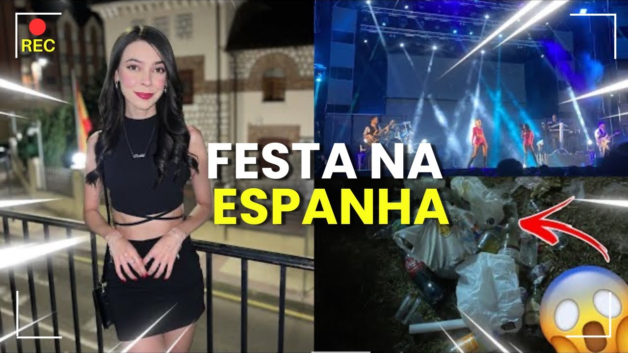 COMO É UMA FESTA NA ESPANHA ?? 🇪🇸