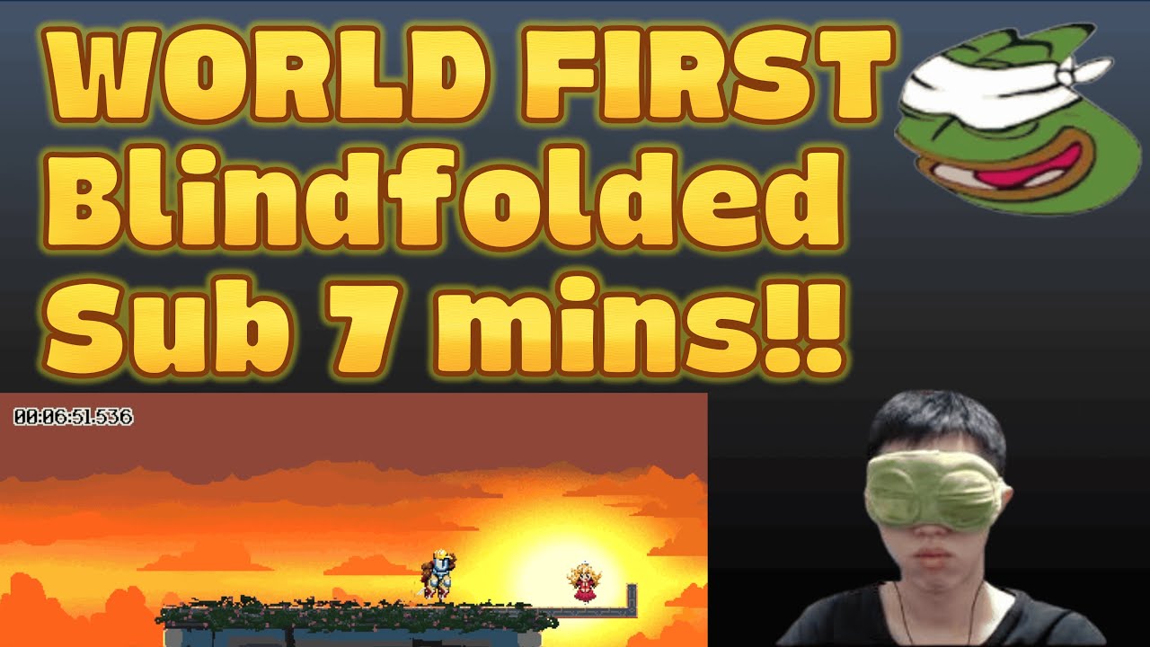 [FWR] WORLD FIRST SUB 7 BLINDFOLDED RUN!!! (6:51.791)