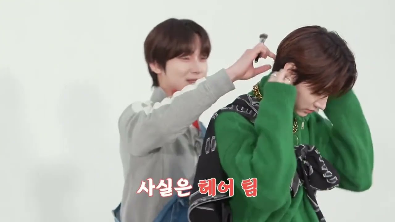 Idols Fixing Each Other’s Hair Part 24 - Boy Group Version