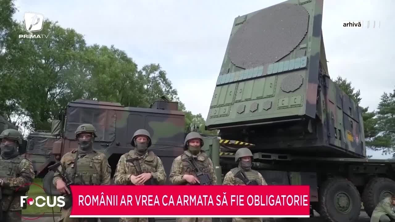 Românii ar vrea ca armata să fie obligatorie
