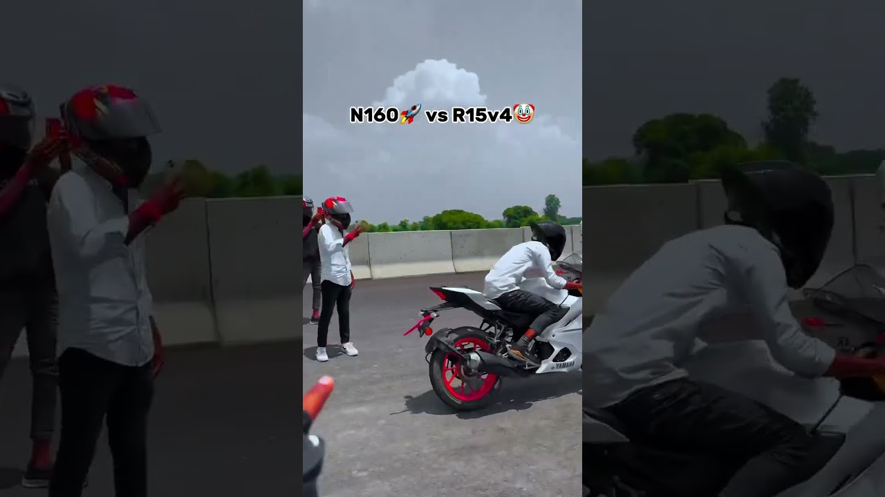 Bajaj Pulsar N160 vs Yamaha R15 V4 | Drag Race | Top Speed Test 🚀🔥&rdquo;
