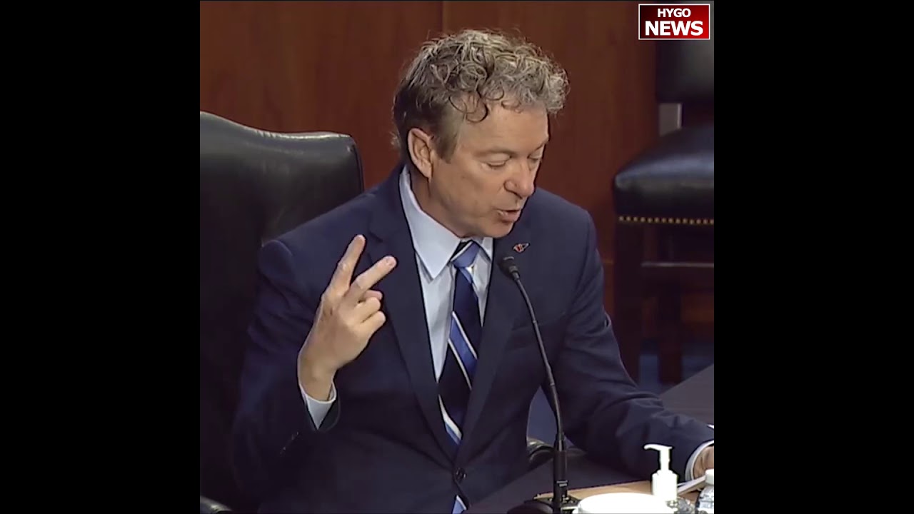 Rand Paul Questions Rachel Levine During Confirmation Hearing 2/25/2021