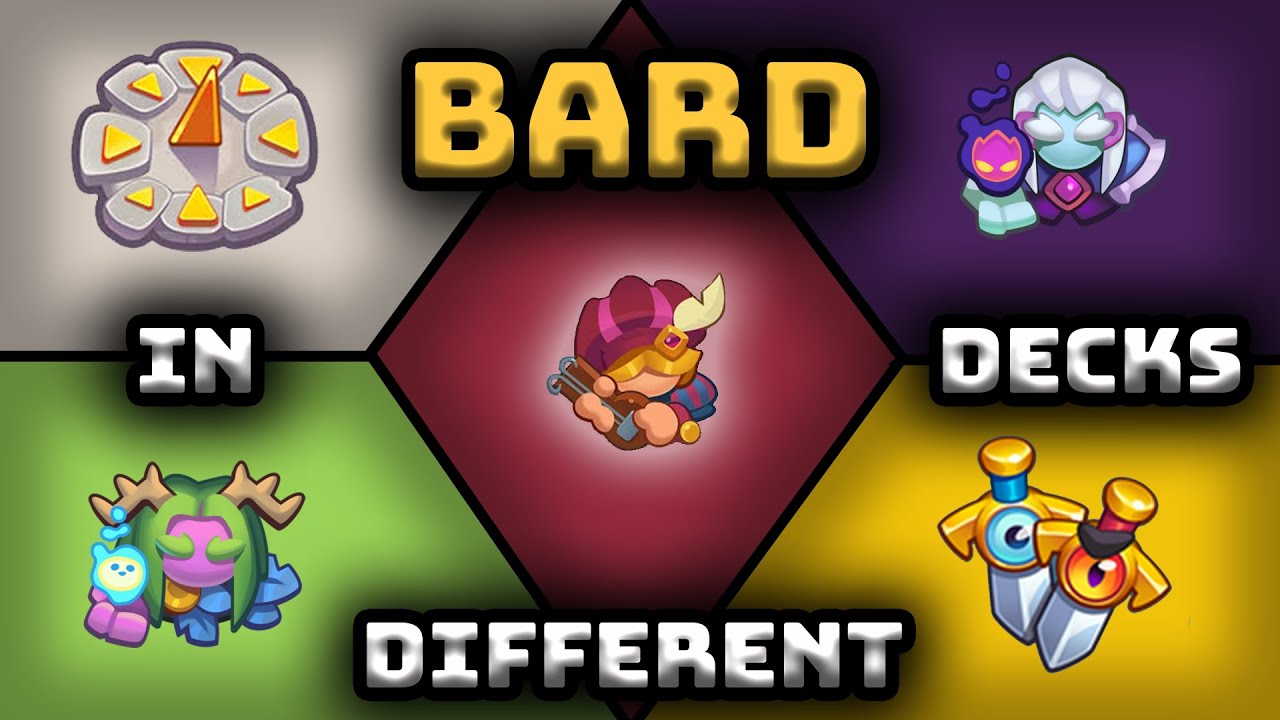 I played BARD in different Decks | Rush Royale