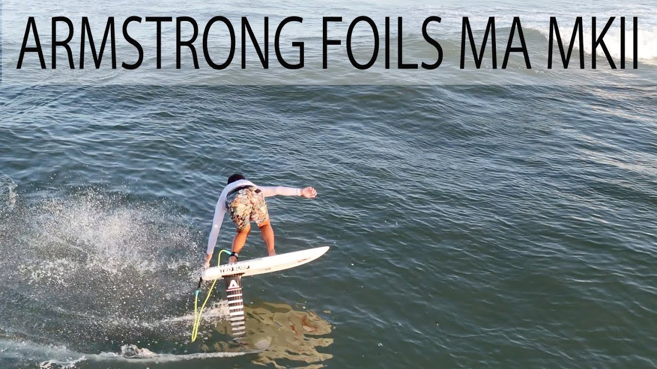 フォイルサーフィンでの波乗りのレベルを飛躍的に向上させてくれる Armstrong Foils MA MKIIでのプローンフォイルセッション