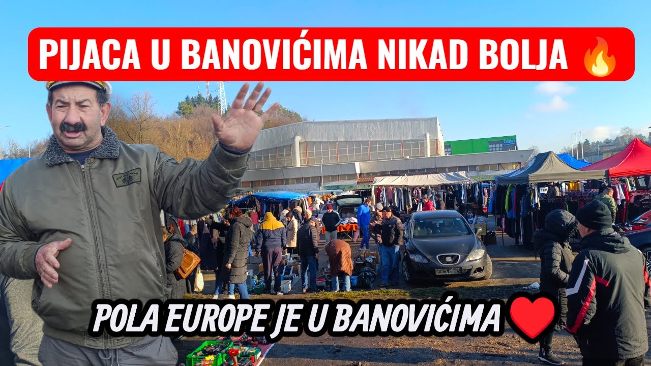 Pogledajte pijacu u Banovićima danas 👀 Akcija na sve strane!