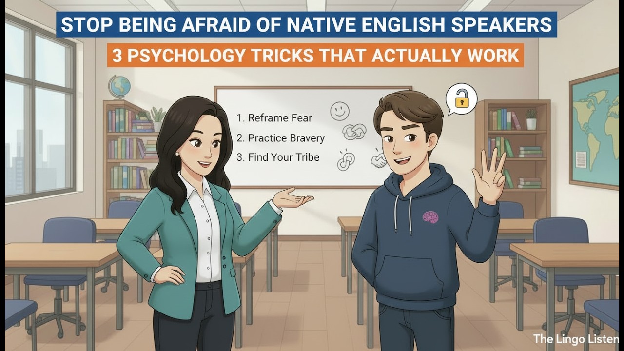 Stop Being Afraid of Native English Speakers — 3 Psychology Tricks That Actually Work
