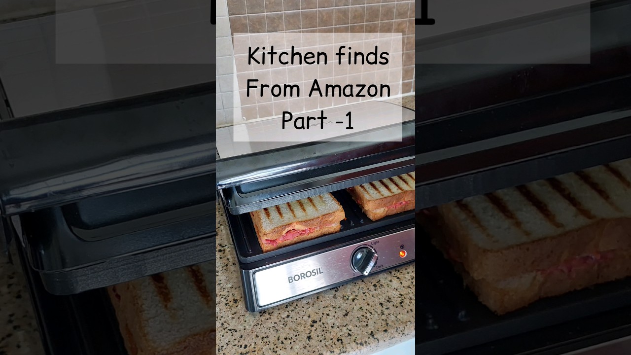 Amazon kitchen finds | Borosil sandwich griller #amazonfinds #themasalamagic #shorts