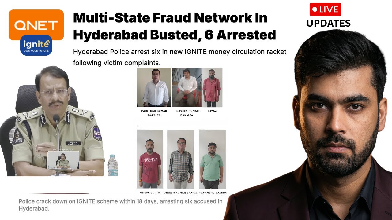 QNET/IGNITE scam Arrest Updates -Friday Live