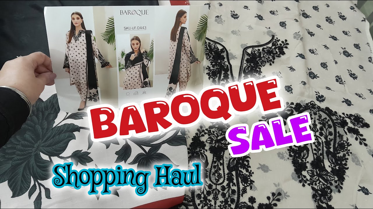 Baroque Winter Collection 2024 || Baroque Shopping Haul #baroqueSale #ShoppingHaul #velvet