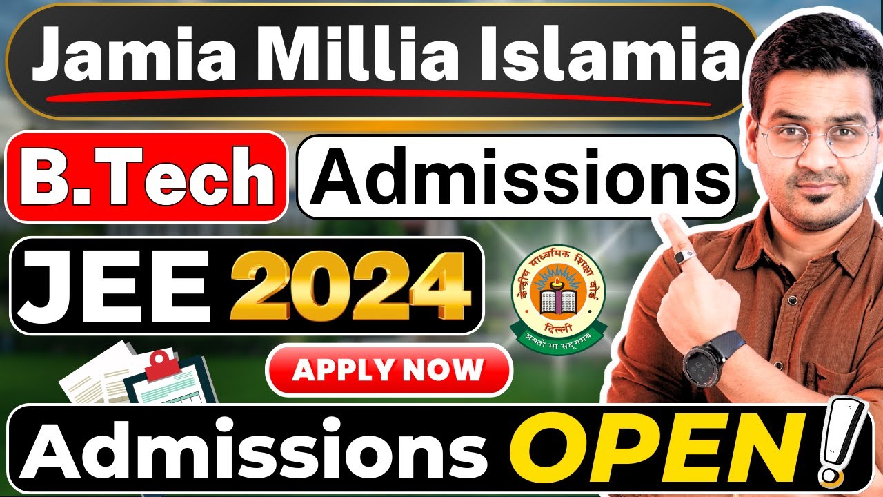 💥Jamia Millia Islamia BTech Admissions JEE 2024🤩JMI Engineering 2024 #JEE2024 #JEEMain #BTech #JMI