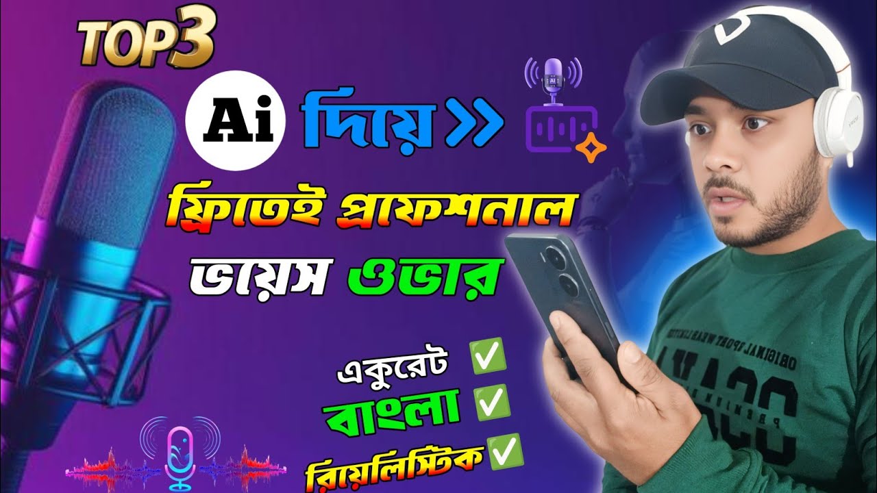 Top 3 Free Humen-Like Ai Voice generator (2026) | Ai diye professional voiceover | Ai voice website 