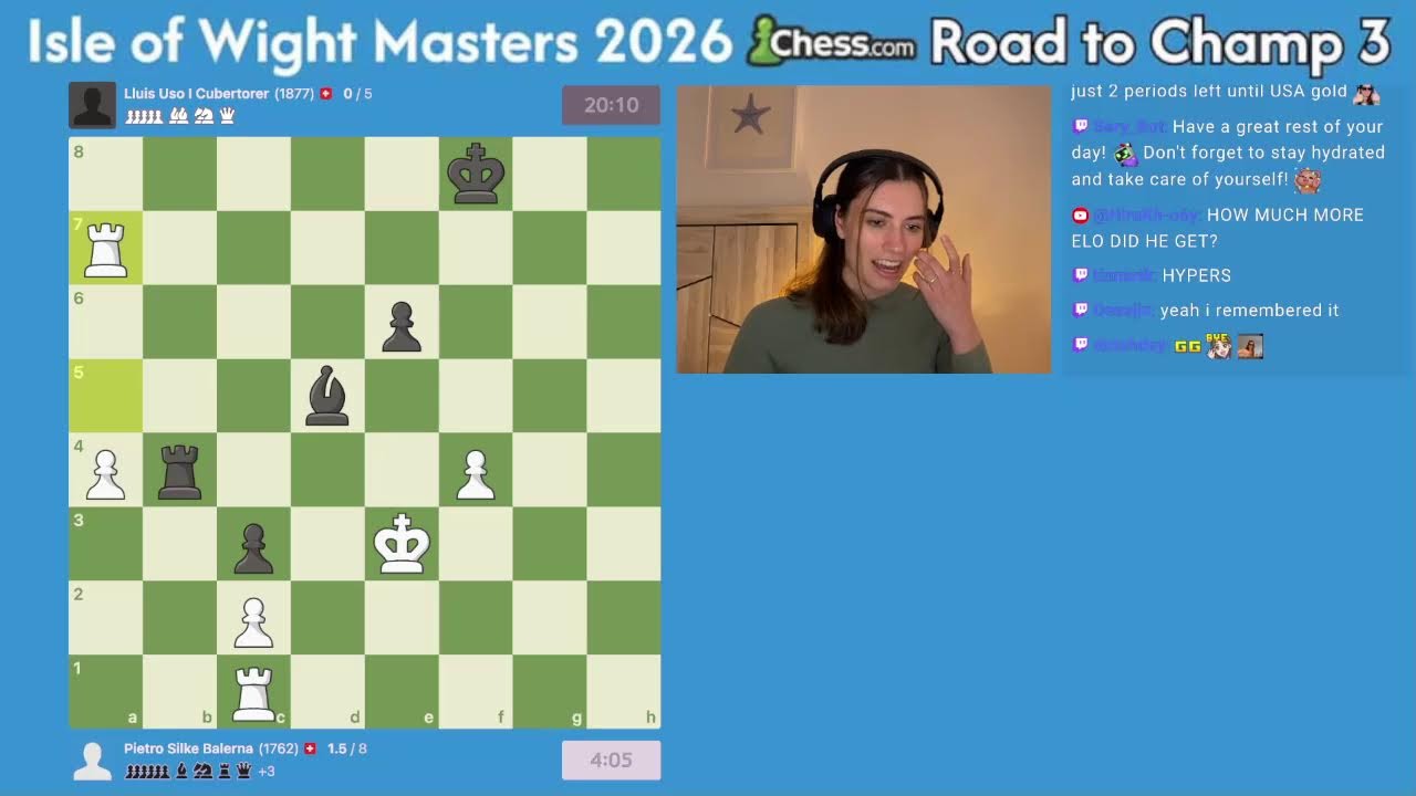 Isle of Wight Masters | Round 9 commentary by @asmoadachess