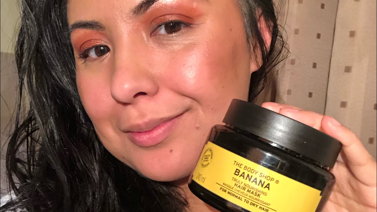 How I Use The  Body Shop’s Banana Truly Nourishing Hair Mask