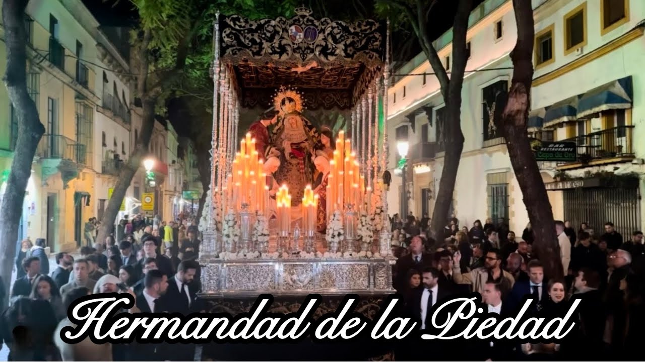 [4K] Camino de vuelta de la Hermandad de la Piedad /Sábado Santo Jerez 2025 @SobreLosPie