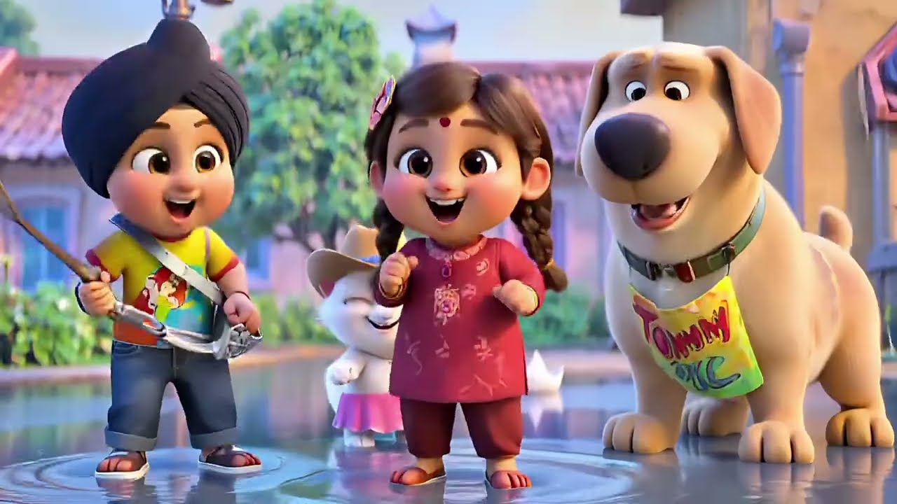 RAIN Dance Cartoon Song | Kids Fun Song | Disney Style Animation